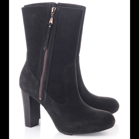 amazon long black boots